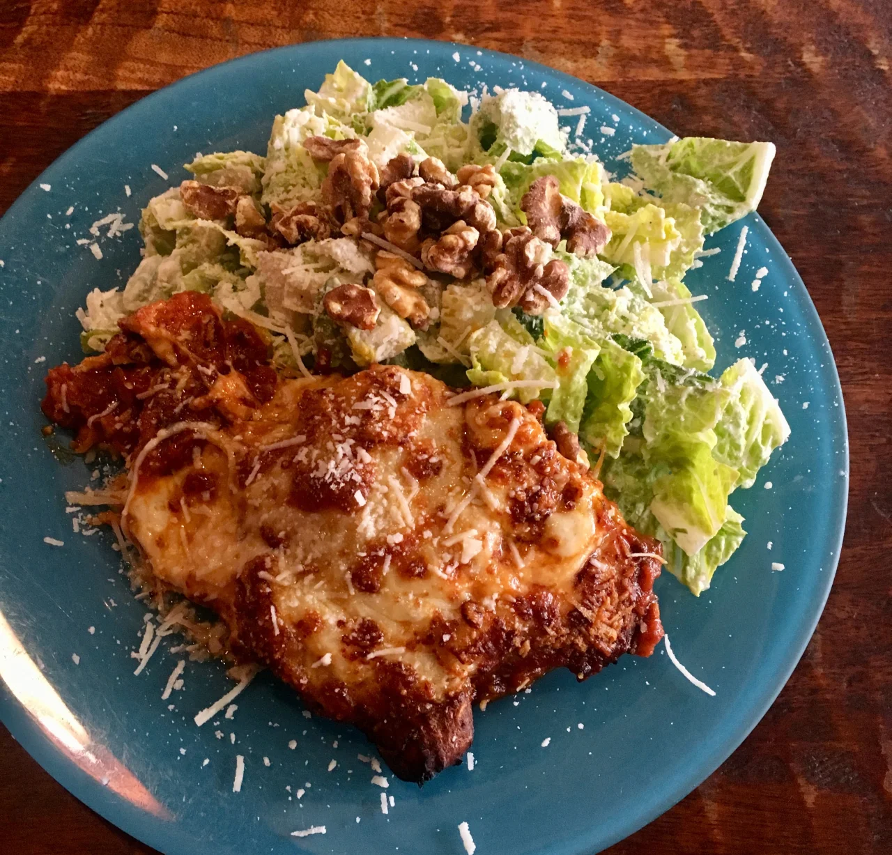 Chicken Parmesan & Salad