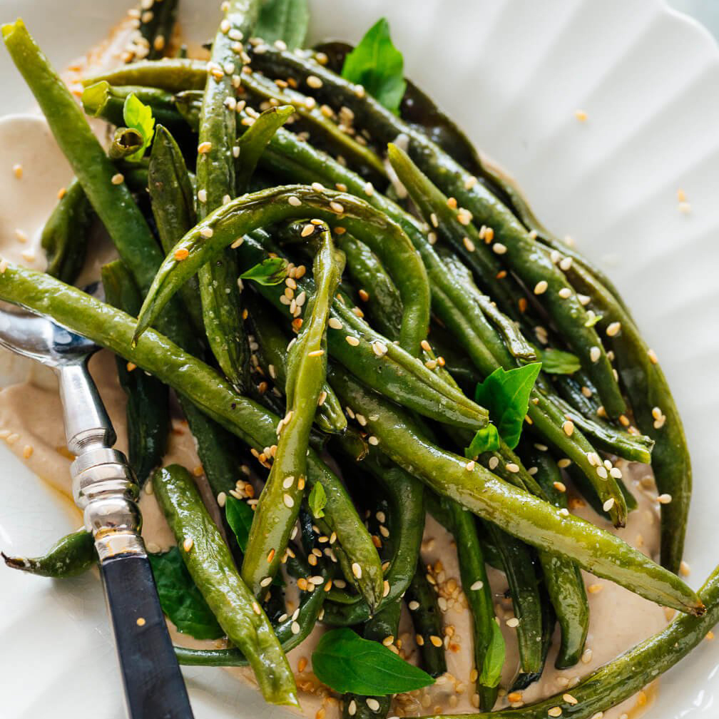 Roasted Garlicky Green Beans